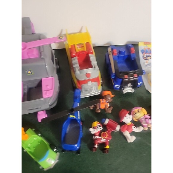 Paw Patrol Mixed Lot Figures Cars Poseable Characters dinosaur etc... - Picture 3 of 16